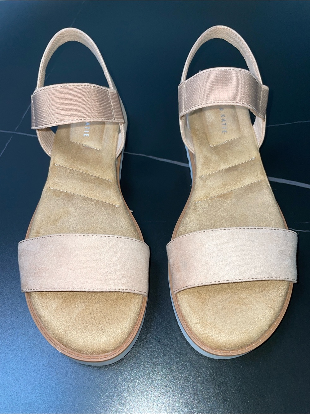 KELLY & KATIE COMFORT SLIP ON SANDALS FTL-09-095